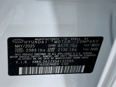 2025 Hyundai Sonata Hybrid SEL