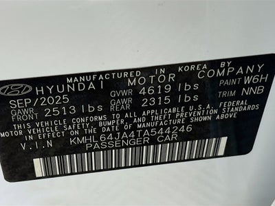 2026 Hyundai Sonata SEL Sport