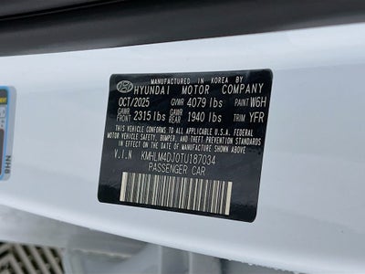 2026 Hyundai Elantra Hybrid SEL Sport