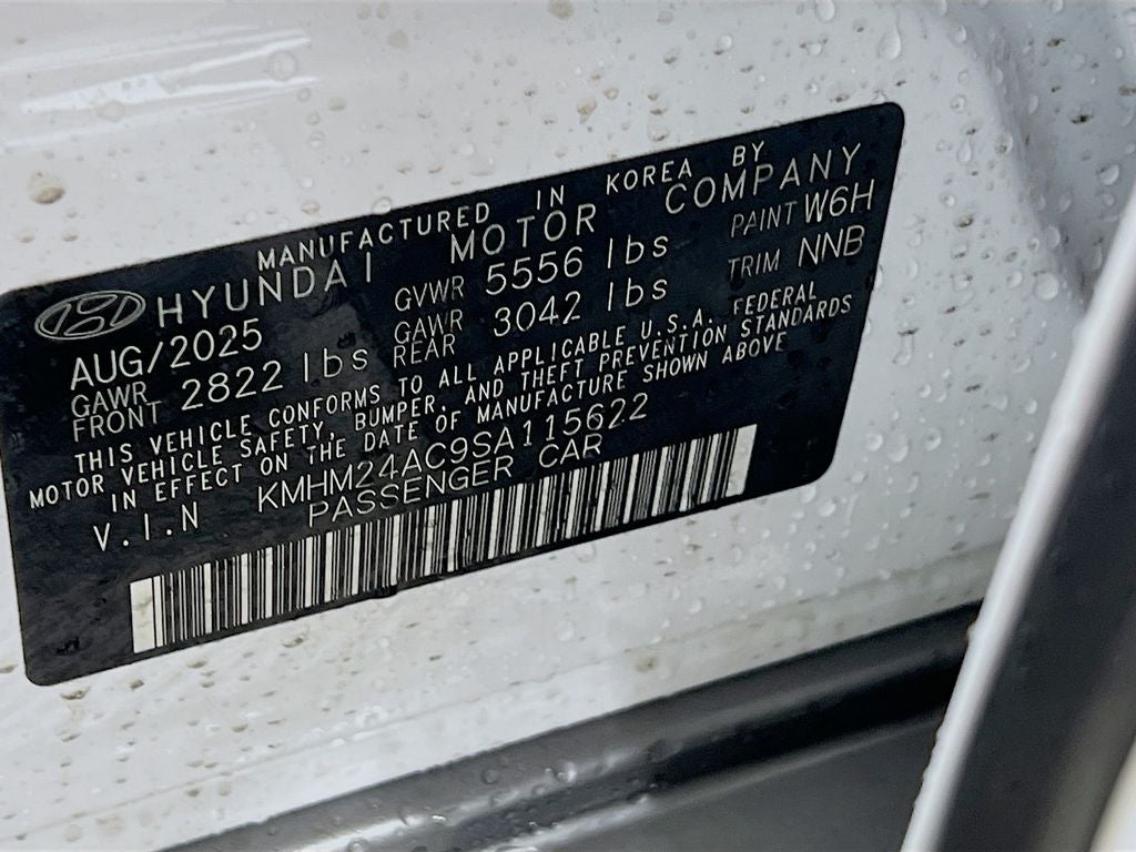 2025 Hyundai IONIQ 6 SE