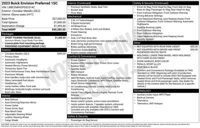2023 Buick Envision Preferred