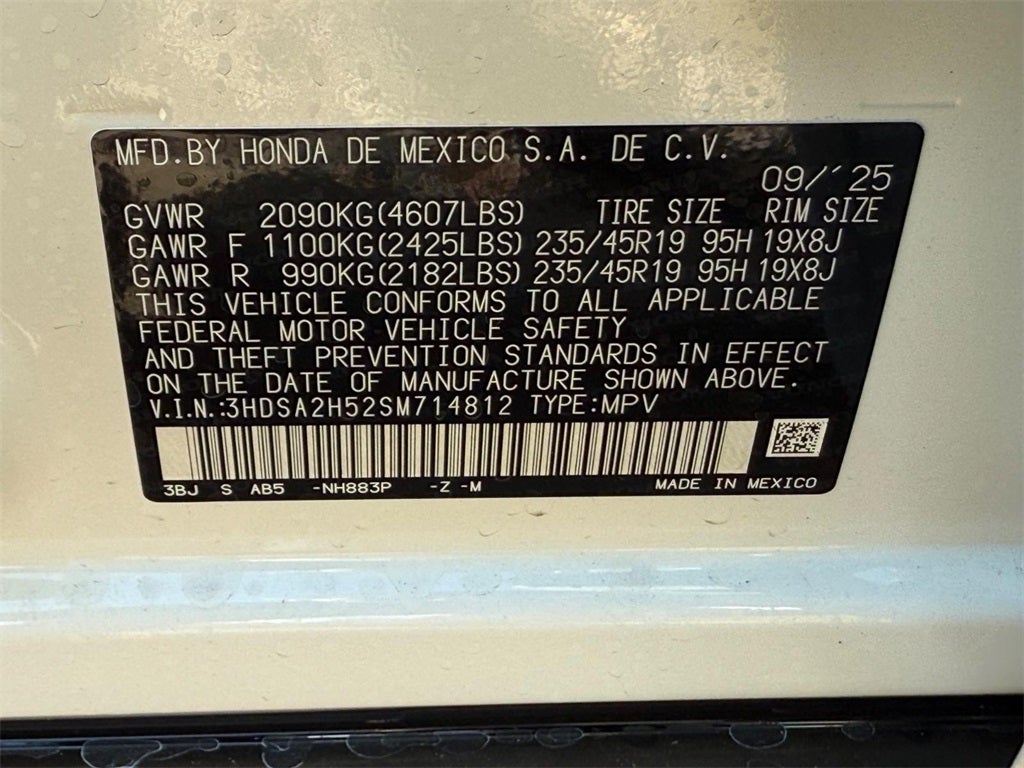 2025 Acura ADX A-Spec Package