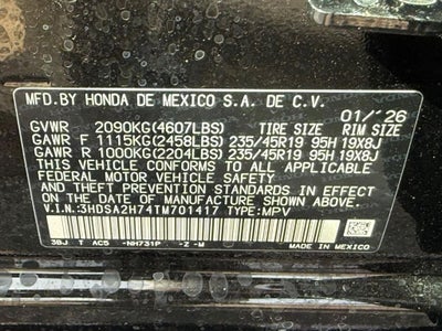 2026 Acura ADX A-Spec Advance Package