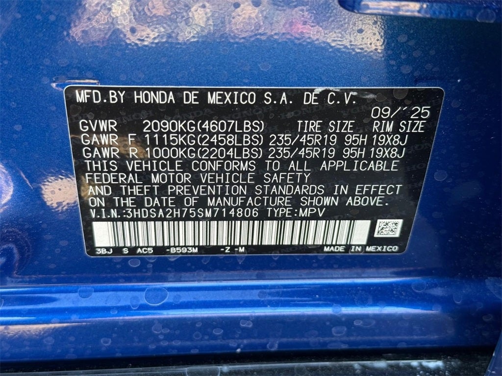 2025 Acura ADX A-Spec Advance Package