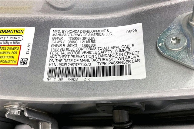 2026 Honda Civic Sport