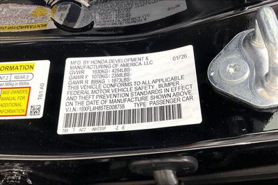 2026 Honda Civic Hybrid Sport