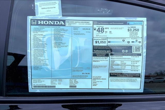 2026 Honda Civic Hybrid Sport