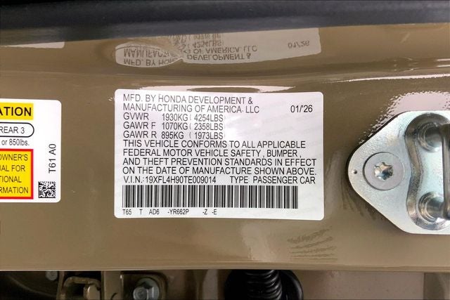 2026 Honda Civic Hybrid Sport Touring