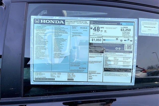 2026 Honda Civic Hybrid Sport Touring