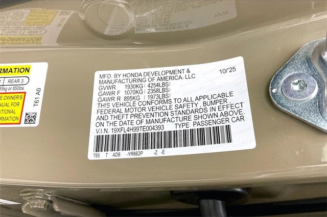 2026 Honda Civic Hybrid Sport Touring