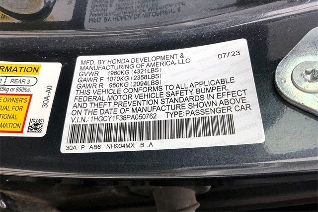 2023 Honda Accord EX