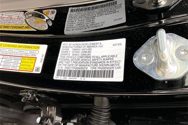 2025 Honda Accord SE