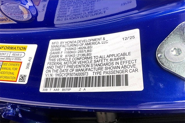 2026 Honda Accord Hybrid Sport