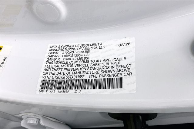 2026 Honda Accord Hybrid Sport