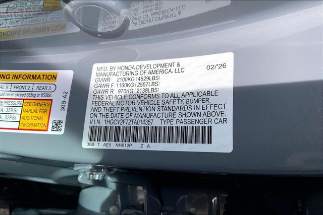 2026 Honda Accord Hybrid Sport-L