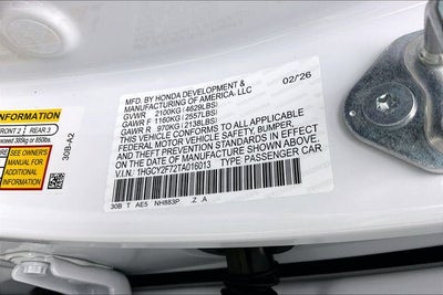 2026 Honda Accord Hybrid Sport-L