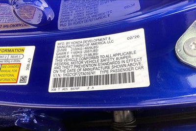 2026 Honda Accord Hybrid Sport-L