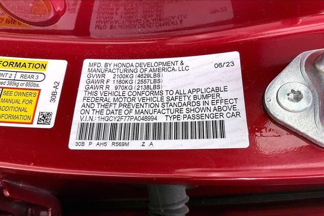 2023 Honda Accord Hybrid Sport-L