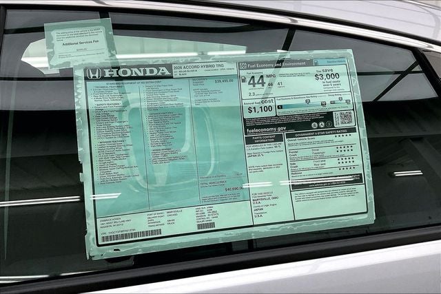 2026 Honda Accord Hybrid Touring