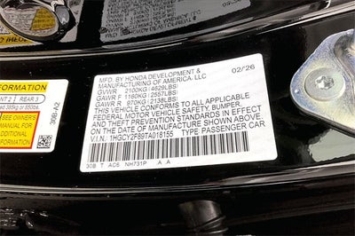 2026 Honda Accord Hybrid Touring