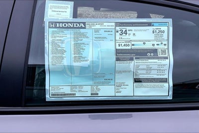 2026 Honda Civic Sport