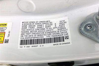 2023 Honda Civic Sport