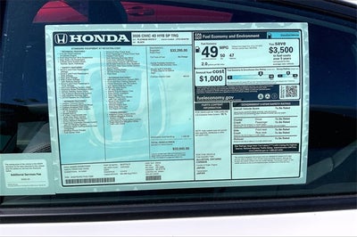 2026 Honda Civic Hybrid Sport Touring