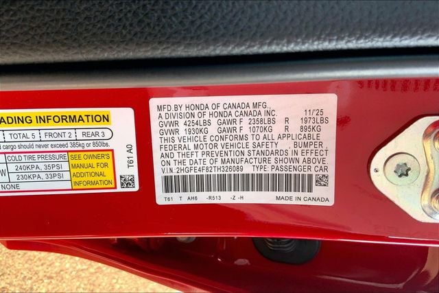 2026 Honda Civic Hybrid Sport