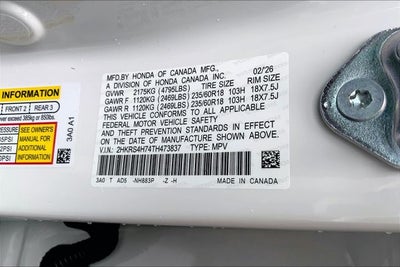 2026 Honda CR-V EX-L