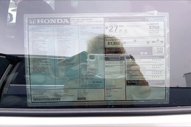 2026 Honda HR-V Sport