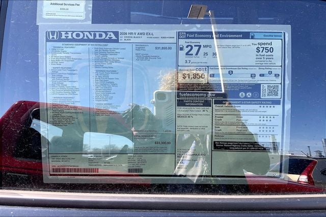 2026 Honda HR-V EX-L