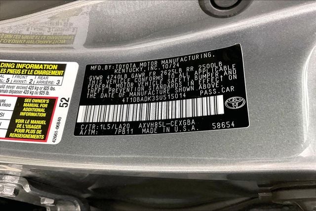 2025 Toyota Camry XLE