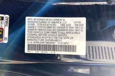 2026 Honda Odyssey EX-L