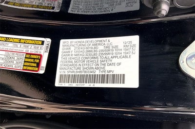 2026 Honda Odyssey Touring