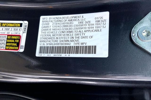 2026 Honda Odyssey Elite