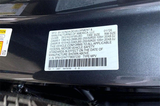 2026 Honda Pilot Touring