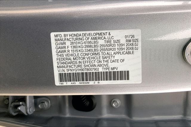 2026 Honda Pilot Black Edition