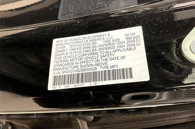 2025 Honda Pilot Black Edition