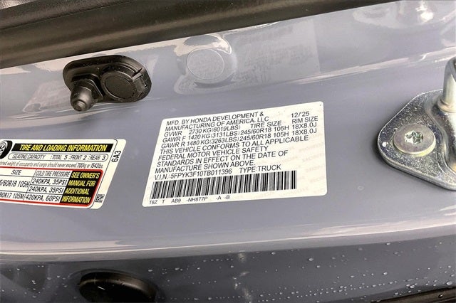 2026 Honda Ridgeline Sport