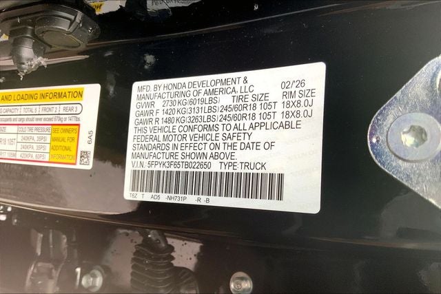 2026 Honda Ridgeline TrailSport