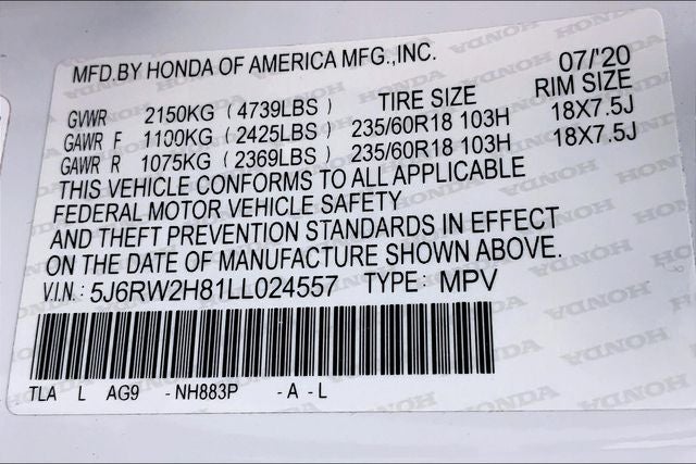 2020 Honda CR-V EX-L