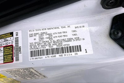 2020 Toyota Tacoma SR