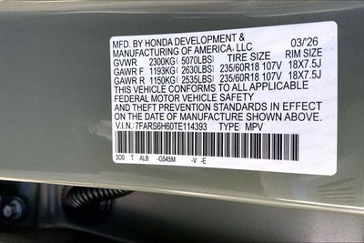 2026 Honda CR-V Hybrid TrailSport