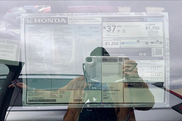 2026 Honda CR-V Hybrid Sport-L