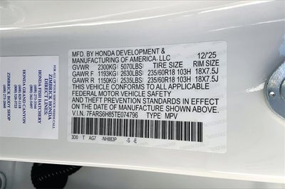 2026 Honda CR-V Hybrid Sport-L