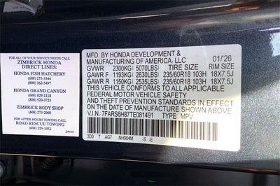 2026 Honda CR-V Hybrid Sport-L