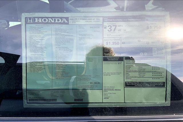 2026 Honda CR-V Hybrid Sport Touring