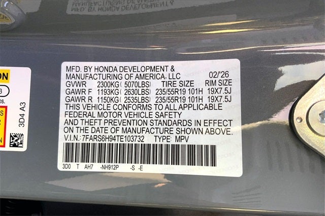 2026 Honda CR-V Hybrid Sport Touring