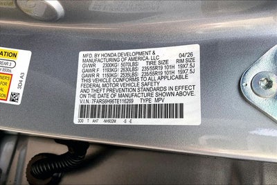 2026 Honda CR-V Hybrid Sport Touring