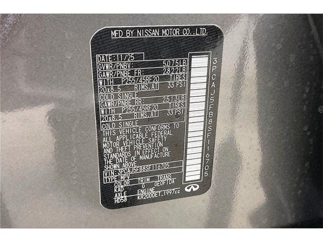 2025 INFINITI QX50 SPORT